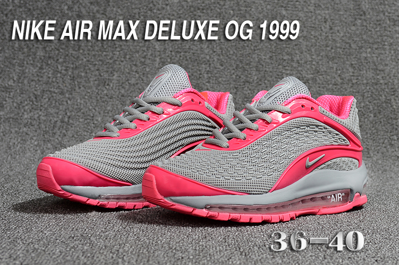Women Nike Air Max Deluxe OG 1999 Grey Pink Shoes
